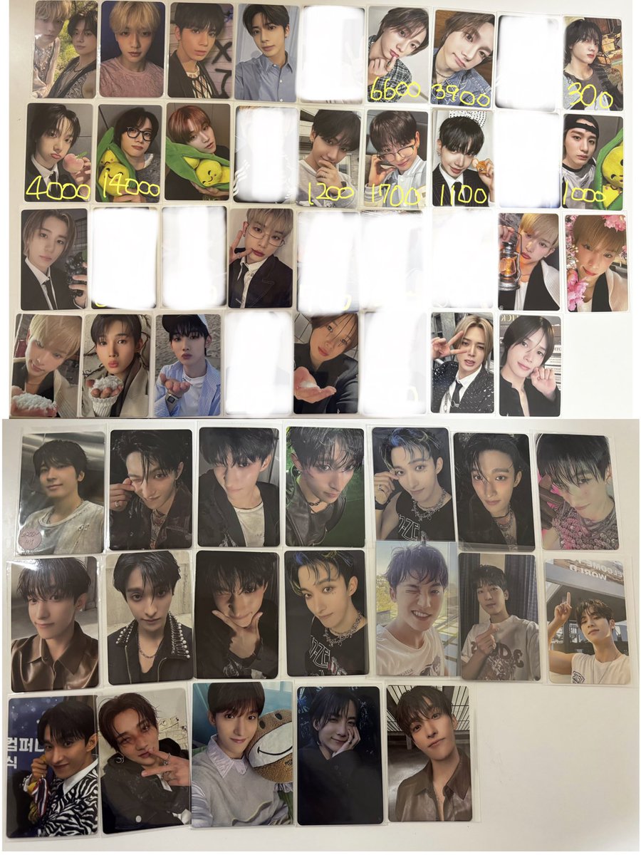 seventeen txt boynextdoor &team tws トレカ 交換 買取 ラキドロ 中華