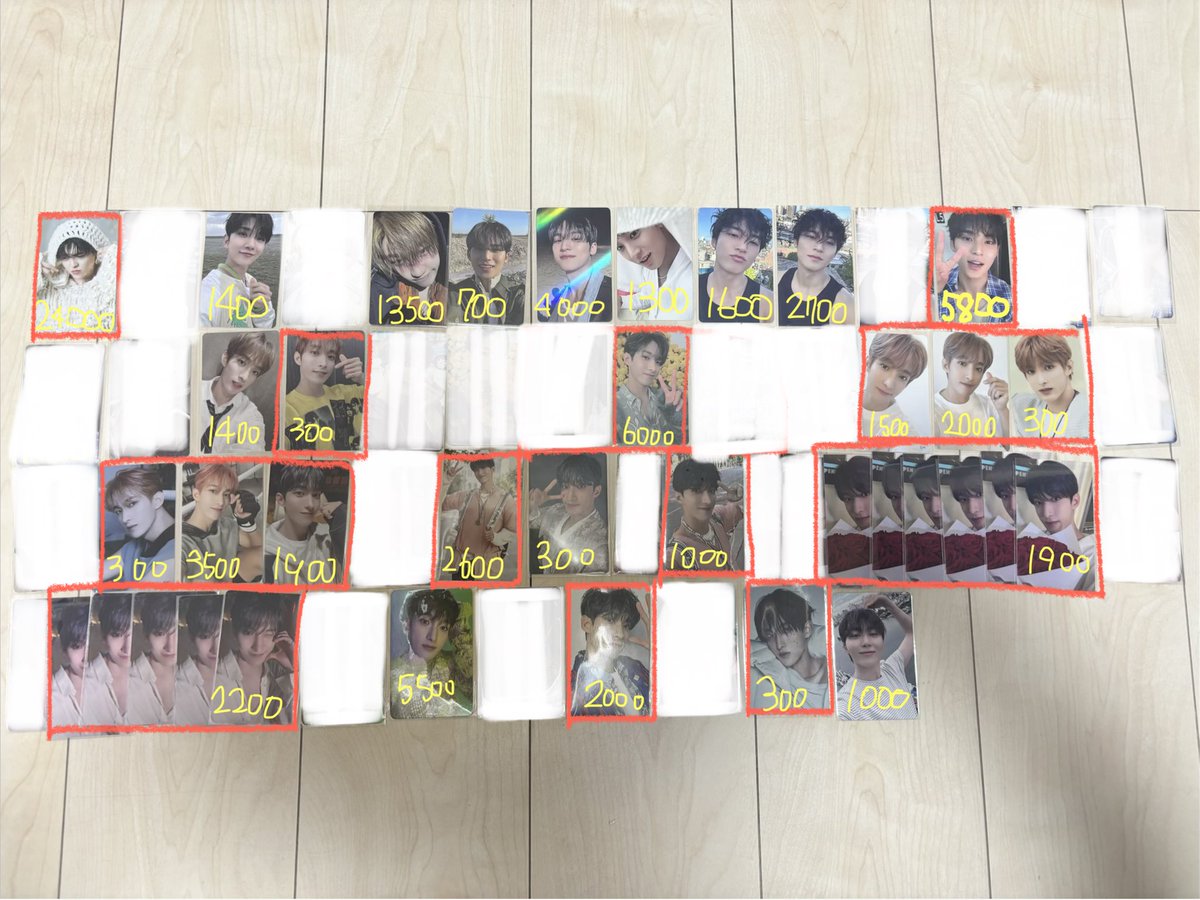 seventeen txt boynextdoor &team tws トレカ 交換 買取 ラキドロ 中華