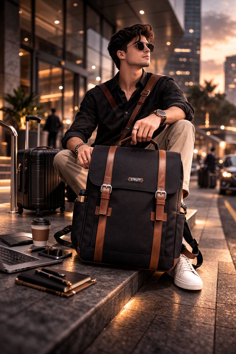thestruttstore's tweet photo. Boardroom. Boarding gate. City streets.  One bag. Zero compromises. Built for the one who moves different. 🔥 #StruttStore #CarryPower #MensStyle #BuiltDifferent https://t.co/NIy1EeGJgI