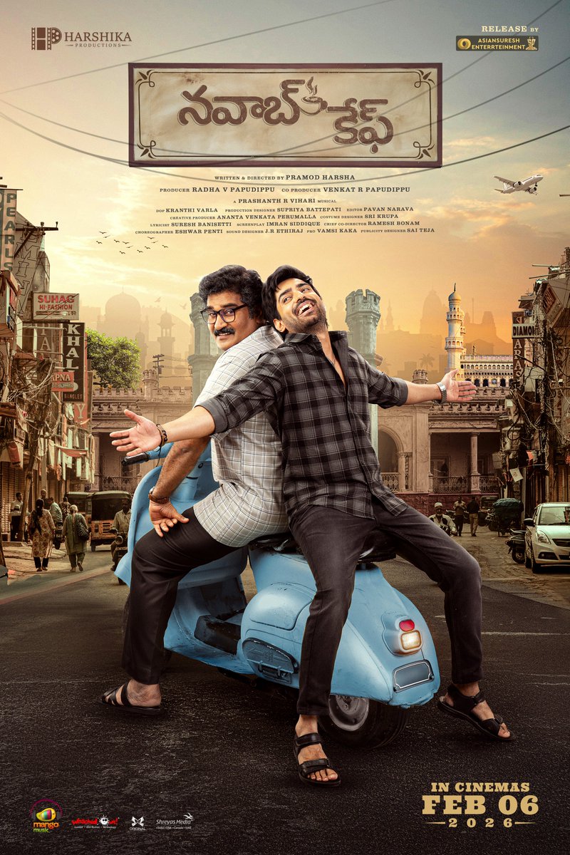 bnaveenkalyan1's tweet photo. #NawabCafe in Cinemas now ♥
Writer &amp; Director: @PramodHarsha9 

photo shoot: @bnaveenkalyan1  

#HarshikaProductions #ShivaKandukuri #RajeevKanakala #TejuAshwini #PramodHarsha #ChaiWala #BNaveenKalyanPhotography https://t.co/iCN739yFwA