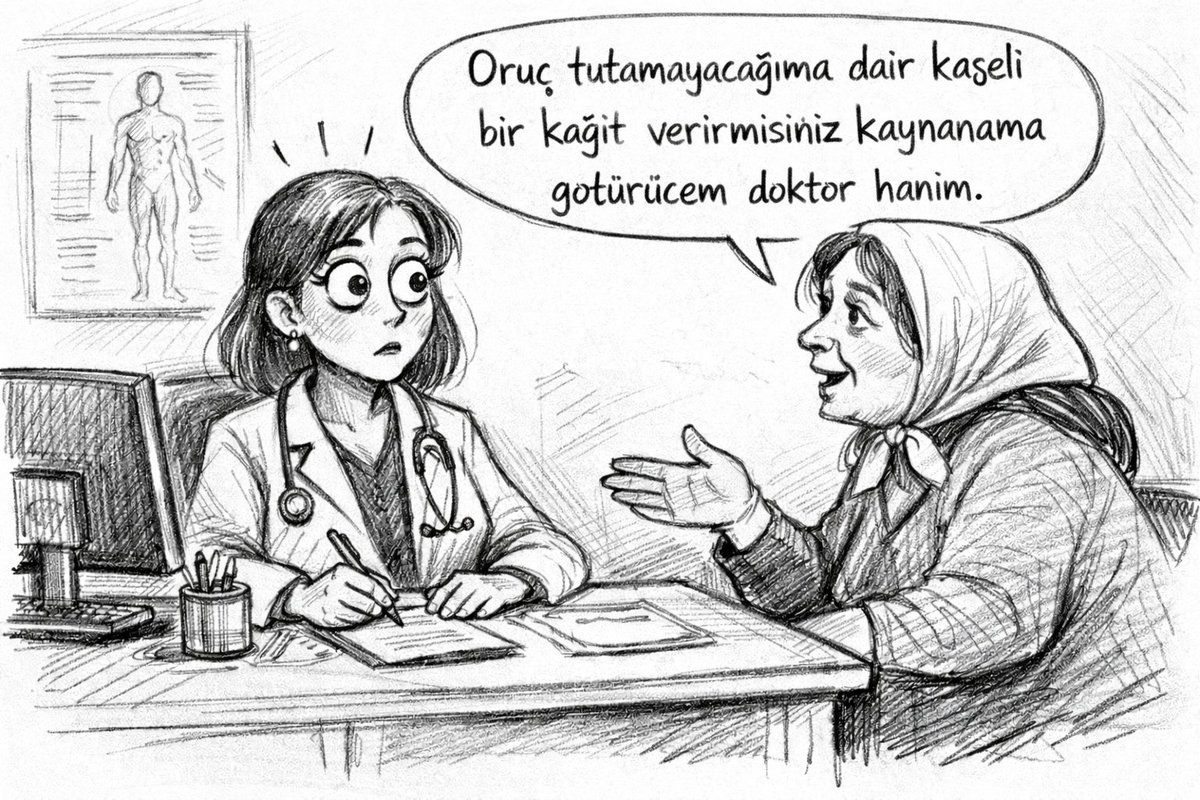 Ramazan başladı... 
Tüm İslam alemine hayırlı ramazanlar... 
𝗥𝗮𝗺𝗮𝘇𝗮𝗻'𝗱𝗮 𝗱𝗮𝗵𝗶𝗹𝗶𝘆𝗲 𝗽𝗼𝗹𝗶𝗸𝗹𝗶𝗻𝗶𝗴̆𝗶:
*Hastaların bir kısmı mevcut kronik hastalıkları nedeniyle, tekrar oruç tutamayacağını söylememiz ve emin olmak için sıra alır. 
*Hastaların bir kısmı oruç