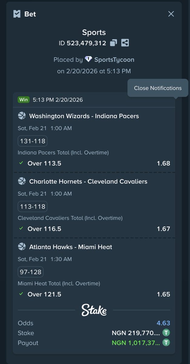 unrulywork's tweet photo. 5 Odds won 
✨☘️🔥☘️✨🔥

 ₦1 Million Paid Out🧰  
     
   🚨Register STAKE here👇
https://t.co/THvJg03sGv

Use Promo Code:STYCOON

💬 Send message to ‌ https://t.co/XDbMEa8M6H to guide/Assist you on how to fund your stake account https://t.co/Yo2fydbJd1