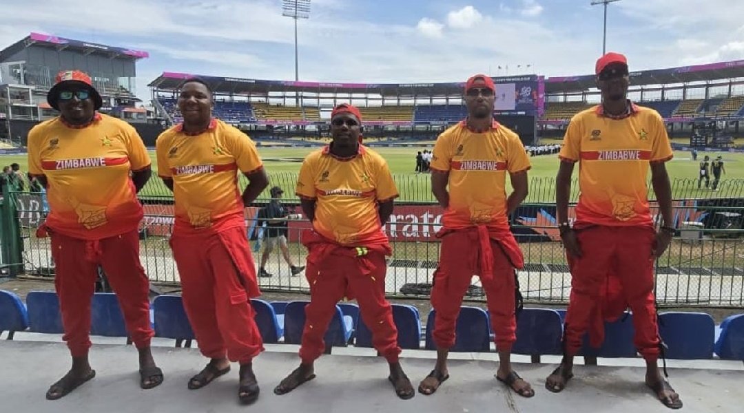 pratyush_no7's tweet photo. When asked about why they risk all their savings to follow Zimbabwe they said 🗣️

“When we travelled, we told ourselves we can't afford to go to SL but we've to do it for our boys because our boys have no fans travelling with them.

Remember we're a poor country. When we discussed with the boys (ZIM team), they told us that they were not here to makeup the numbers. We had belief and by beating AUS, we laid the marker.

We told ourselves that we have to make a sacrifice to see our boys reach Super 8 & it has been worth every penny.” 🥹