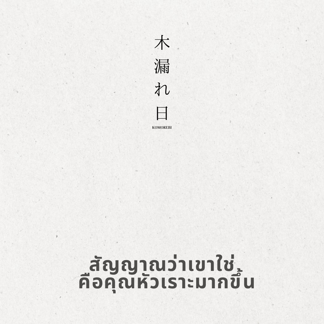 Komorebi.th tweet media