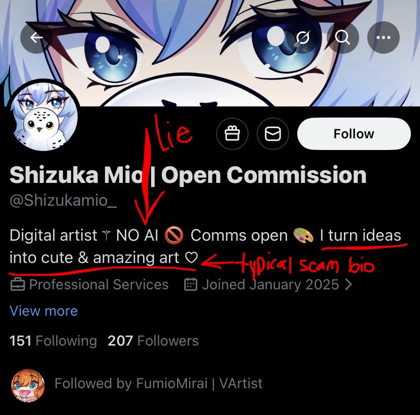 Artist Block List tweet media