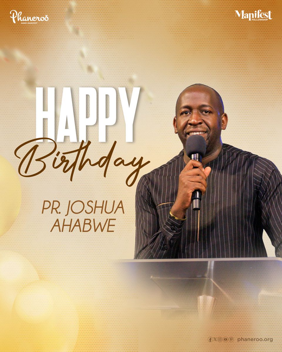 🎂 Happy Birthday Pastor Joshua Ahabwe