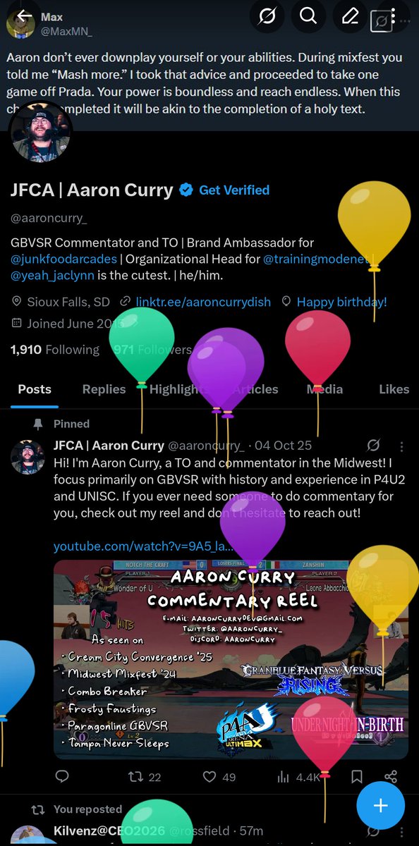 JFCA | Aaron Curry @ CB2026 tweet media