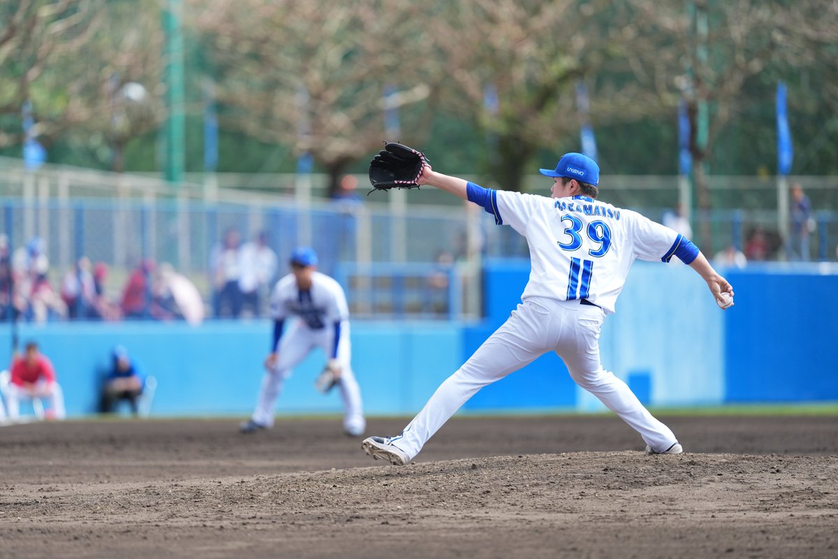 ydb_yokohama's tweet photo. 5回のマウンドに上がった #若松尚輝 選手は得点圏に走者を背負うも無失点で踏みとどまる！✋

#ユニオンですからスタジアム宜野湾
#春季キャンプ #宜野湾キャンプ
#baystars https://t.co/caWOqb3aPD