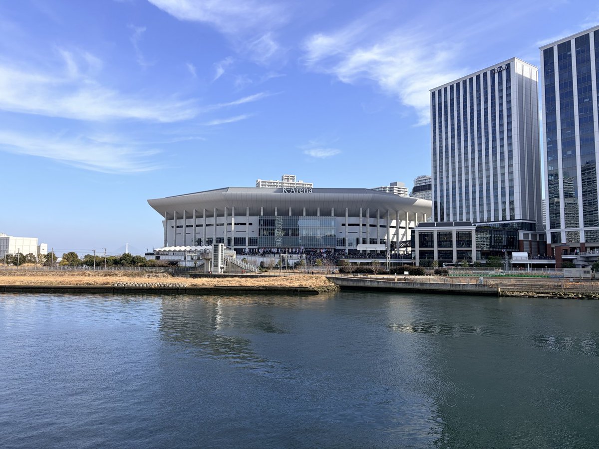 Hamutoha's tweet image. Kアリーナくそでかい