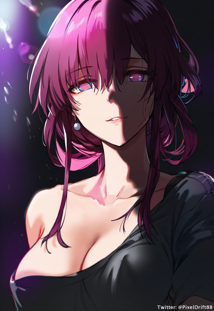 "You’re mine tonight~" 🕸️
"今夜は私のもの〜" 💜

Kafka | カフカ     

SFWイラスト
#HonkaiStarRail #スターレイル