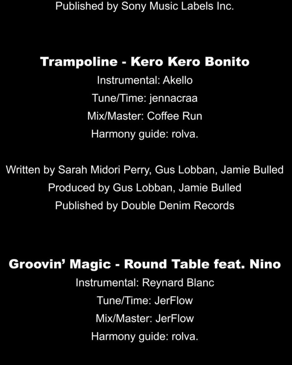 I would like to thank the staff for trusting me with mixing some of the songs on the setlist 🙇‍♂️🙇‍♂️

And congratulations to Nimi, guests, and the rest of the staff for a wonderful and successful #Nimiversary concert!! 💚💚

T’was a full hour of pure CINEMA, fr fr ✨