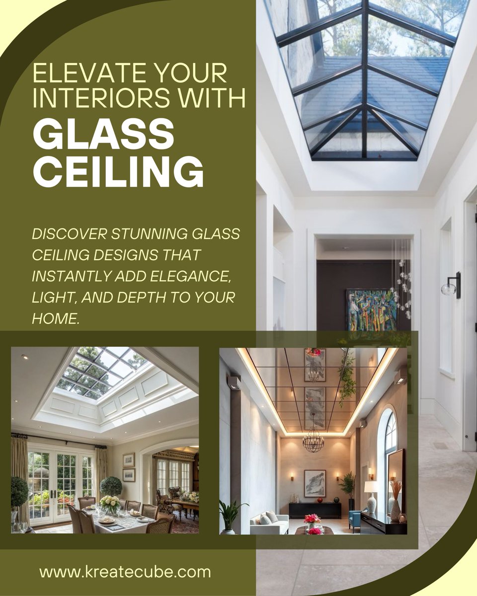 KreateCubeKC's tweet photo. Add light. Add height. Add impact.
Glass ceiling designs can completely transform an apartment’s vibe.
Planning a renovation? This guide is worth saving.
🔗 Full guide link 👇
https://t.co/Hb6slRZXGy
#CeilingDesign #FalseCeiling #ModernInteriors #HomeUpgrade #KreateCube https://t.co/8mlULzWNM2