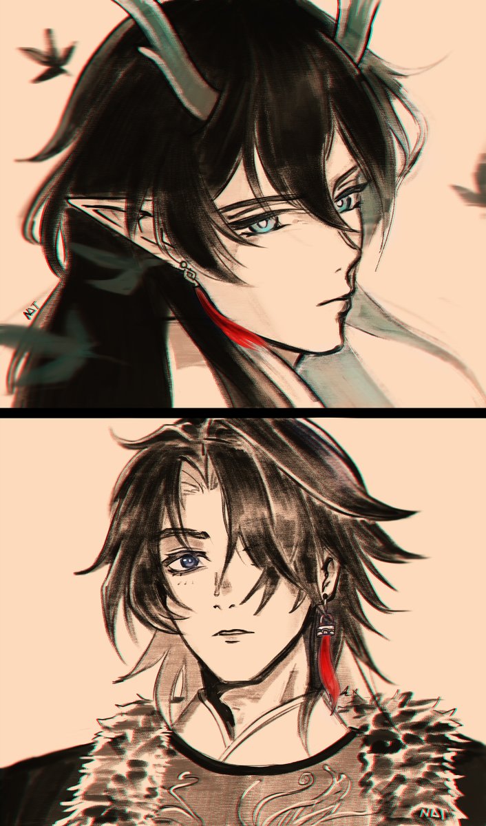 This was born after listening to a song named queen of the Night - wagakki band
#RenHeng #刃恒  #XingYue #应枫