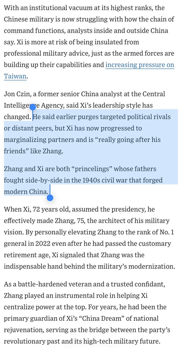 glykosymoritis's tweet image. How China’s Xi purged his ‘big brother’ to achieve absolute power: The Beijing leader consolidated one-man rule last month in rapid-fire actions against the military’s senior commanders wsj.com/world/china/xi… #totalitarianism #communism