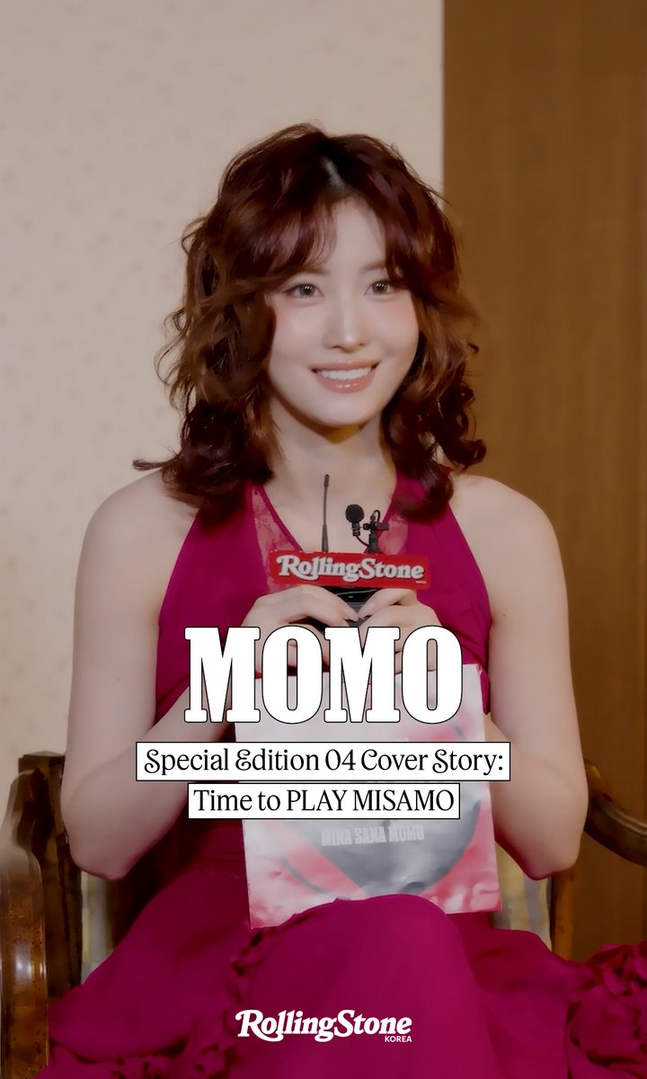 𝖱𝖲𝖪 𝖨𝖭𝖳𝖤𝖱𝖵𝖨𝖤𝖶: MISAMO

미사모의 영상 인터뷰가 공개됐습니다.

bit.ly/3OtHWAf
bit.ly/3ODijNn
bit.ly/4rzxNAI

미공개 화보, 인터뷰 전문은 <롤링스톤 코리아> 스페셜 4호에서.

#RollingStone #RollingStoneKorea #RSK #MISAMO #MINA #SANA #MOMO #미사모