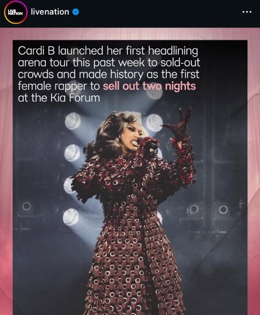 Live Nation humiliates Nicki Minaj