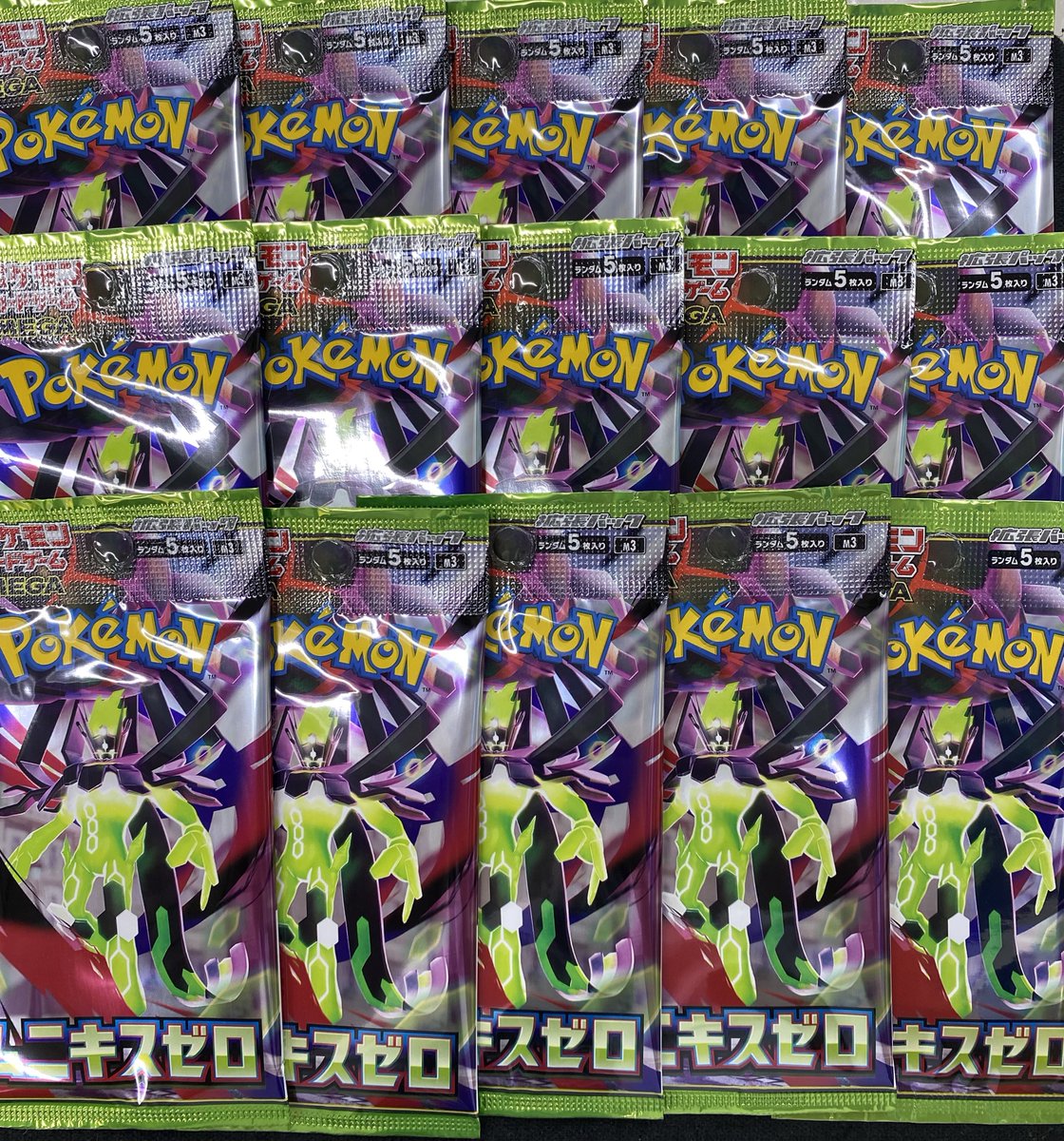 ポケモンカード 販売情報】 ムニキスゼロ お一人様15パックまで メガ