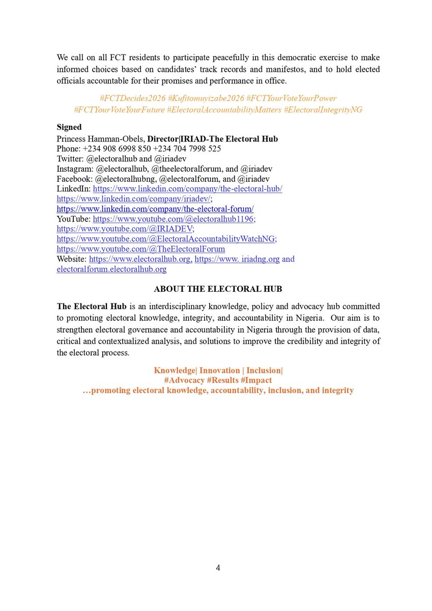 The Electoral Hub tweet media