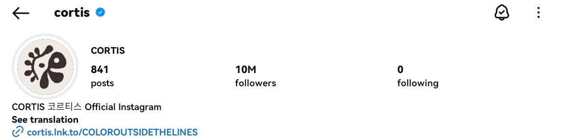 CORTIS has reached 10M followers on Instagram! 🔥🔥🔥🔥🔥

#CORTIS #코르티스