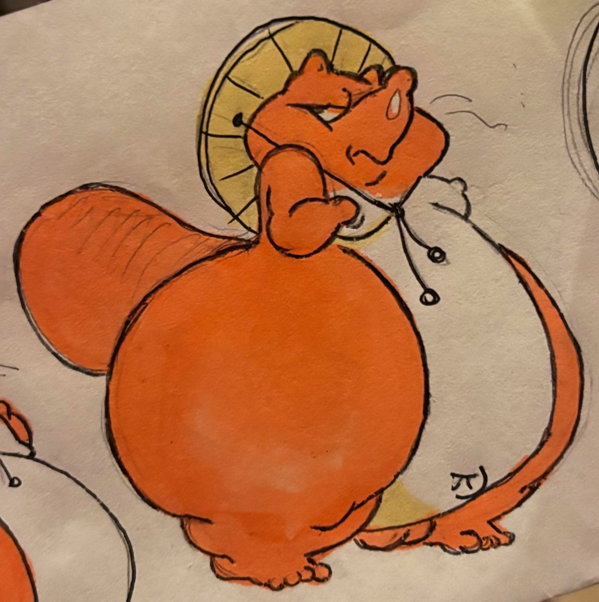 tokingtanuki's tweet photo. ぽんちゃり 🍁 たぬき
Pon-tchari the tanuki! 
New fursona. Thick clumsy tanuki/bake-danuki with runny nose. https://t.co/QxcTdviAmx