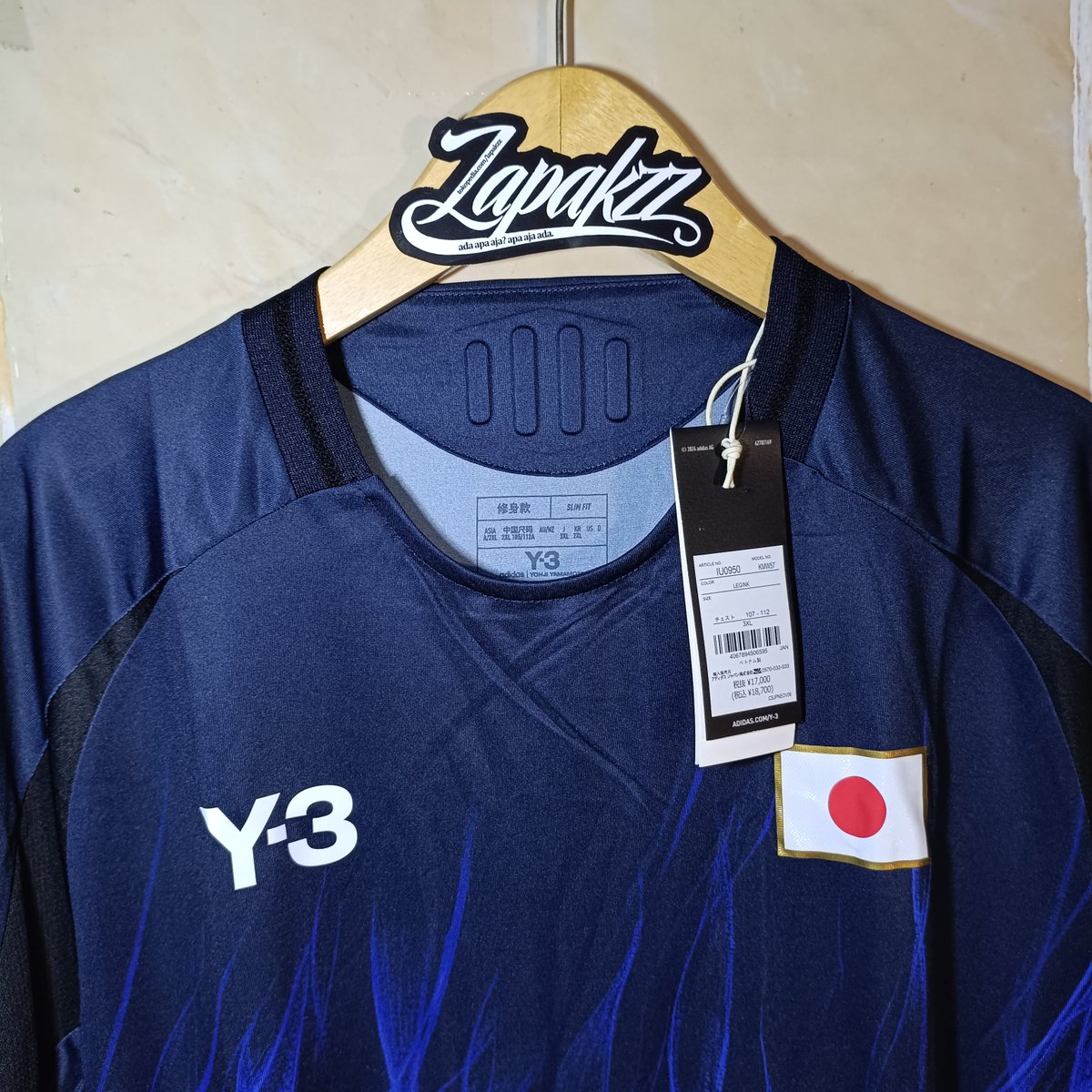 lapakzz's tweet photo. Jersey Jepang 2024 Olympic -   

1777k 
https://t.co/L9wqxwC9tV 

Size A/2XL - 58x75 -  
Y3 - Yohji Yamamoto -  
Authentic - Heat.Rdy -  
BNWT - Brand New With Tag 
Baru -  
Original -  
Ready Stock  

#jersey4sale #japanjersey #zonauang #japanfootball https://t.co/oaIPH2x7XI