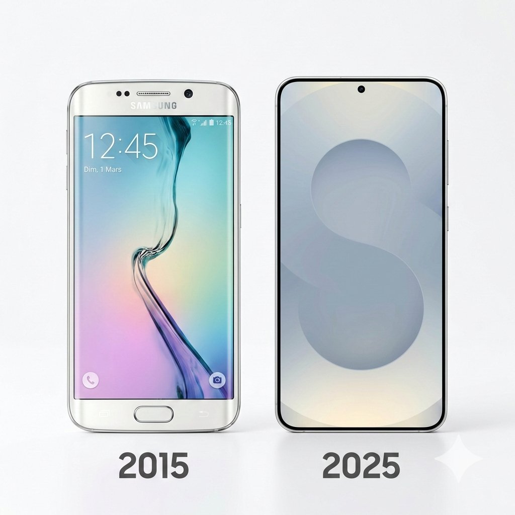 WorkaholicDavid's tweet photo. Samsung's latest innovations, 10 years apart https://t.co/czBL4lFXKY