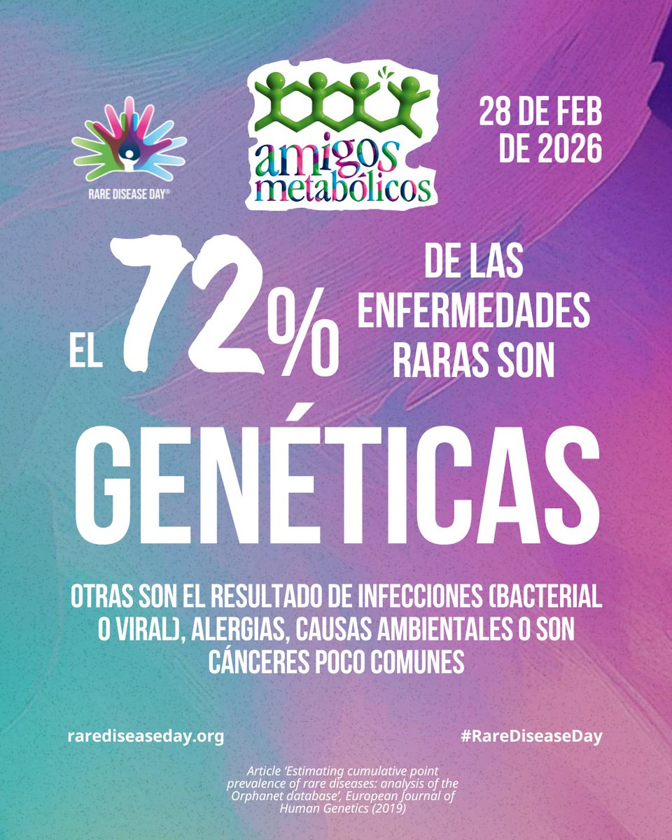 Metabolicos's tweet photo. Amigos Metabólicos presente en el Día Mundial de las Enfermedades Raras 2026.

#RareDiseaseDay #amigosmetabolicos #DiaMundialDeLasEnfermedadesRaras #UANL #CEPER https://t.co/ncPXTv6ED6