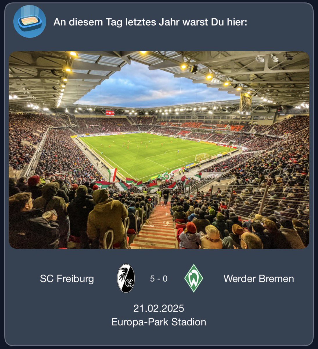 Danke. Ich hatte es schon fast verdrängt