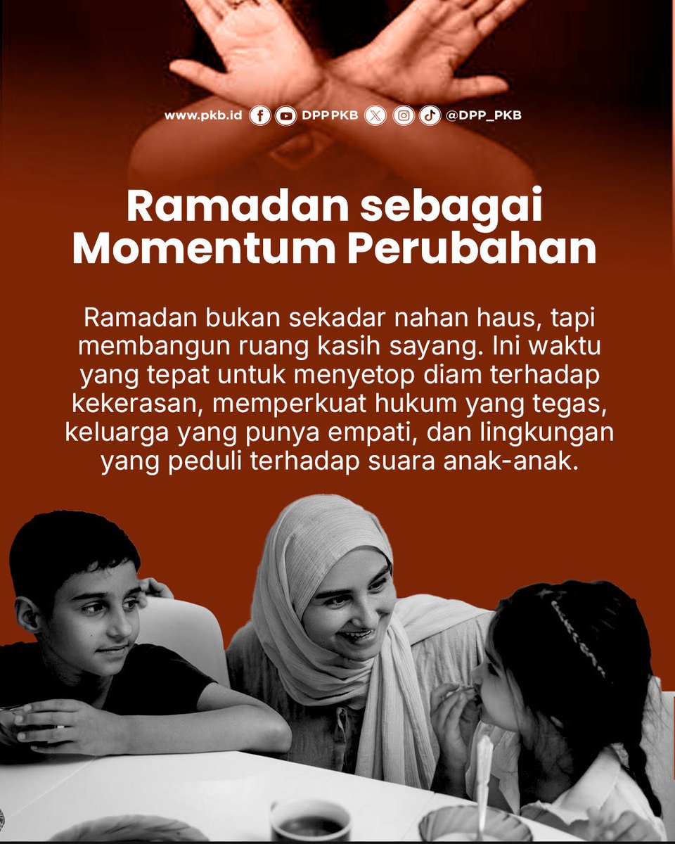 DPP_PKB's tweet photo. Melindungi anak bukan pilihan, tapi kewajiban. Stop kekerasan. Hadirkan rasa aman untuk setiap anak Indonesia ππ» @kangmaman72
#stopkekerasan #stopeksploitasi https://t.co/GqG3B3otpd