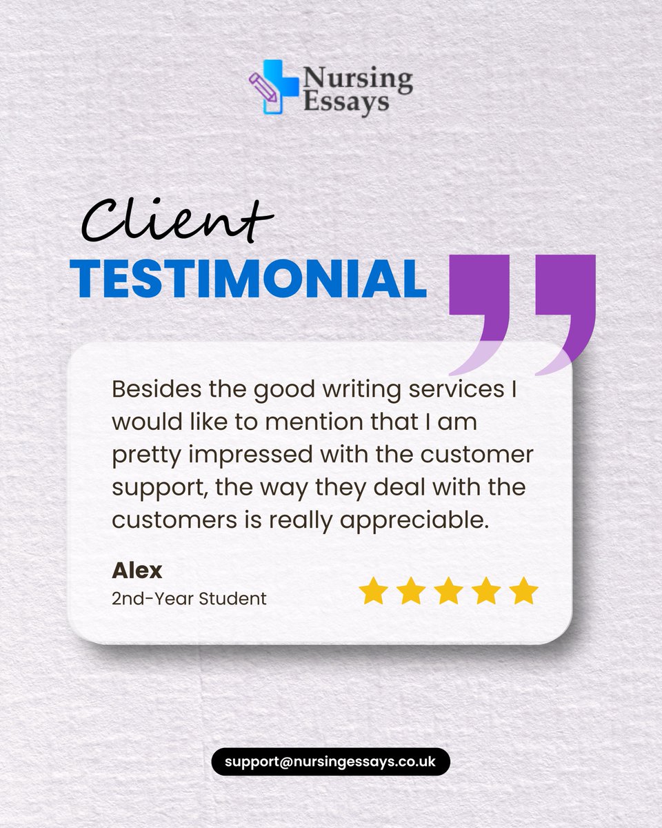 NursingessaysUk's tweet image. Join thousands of students who trust NursingEssays UK. 💜

📧 support@nursingessays.co.uk

.
.
.
.

#TrustedService #nursingstudent #NursingLife #nursing #nursingschool #clientreview #ClientTestimonial #uk #fyp