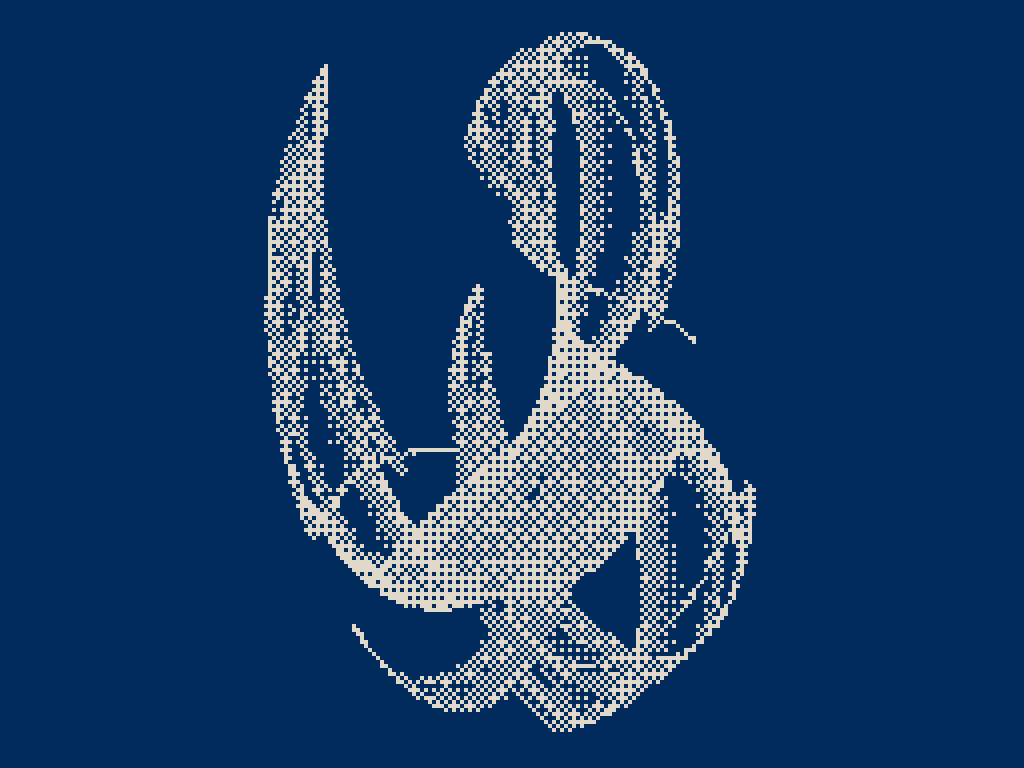 #GenerativeArt #1bit #dithering