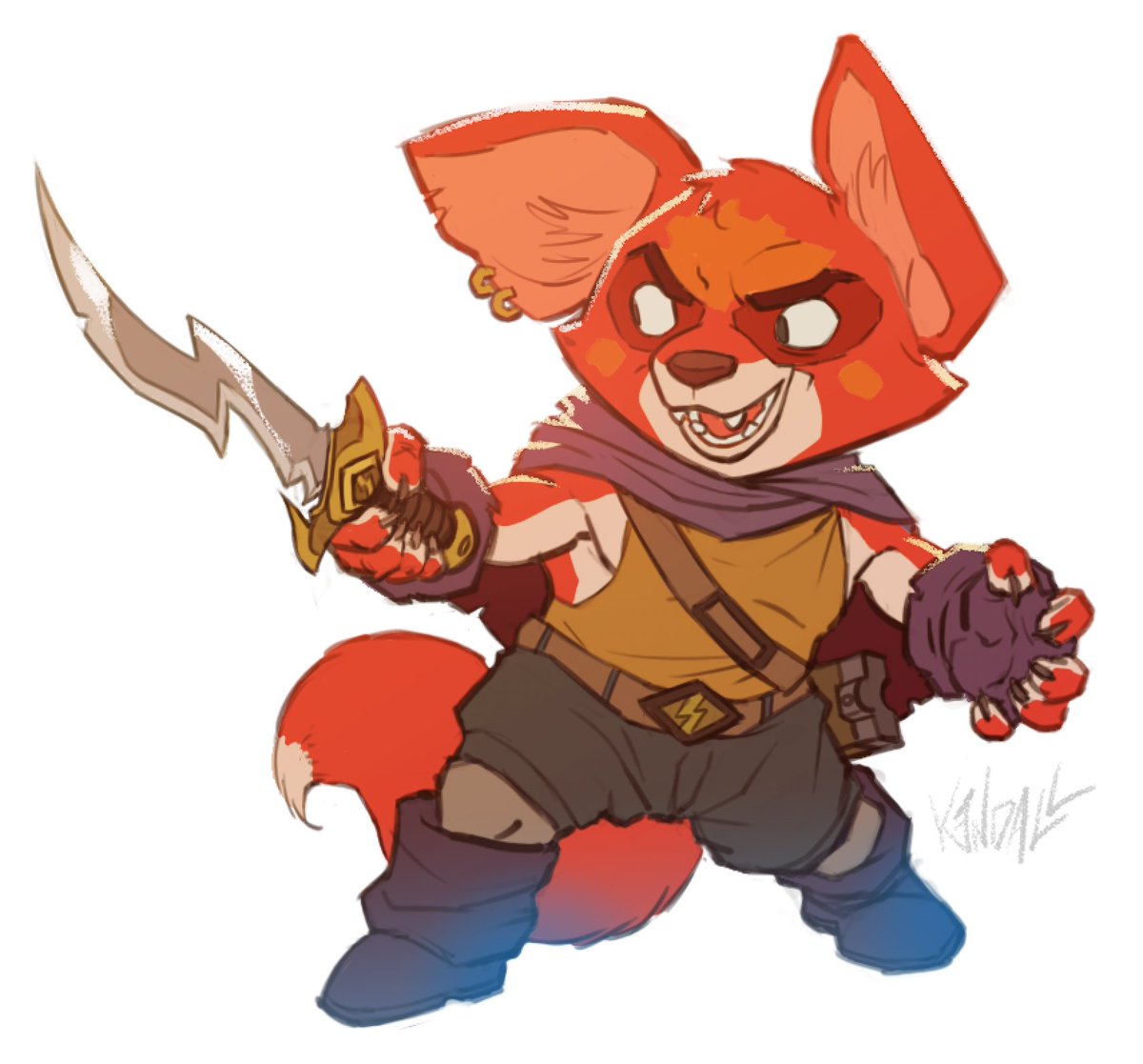 this a sneaky fox guy
he got a s-word.