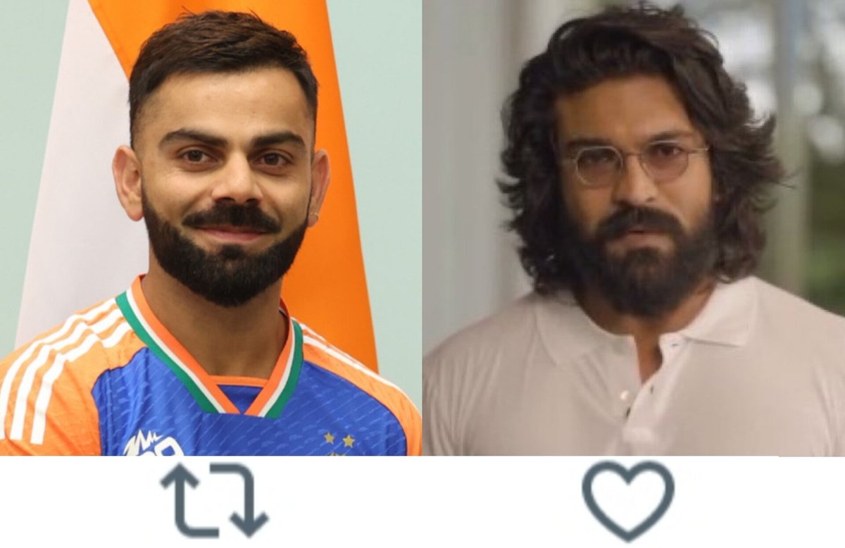 Who is more famous globally, Virat or RC?

     🔃#ViratKohli          ❤️#RamCharan