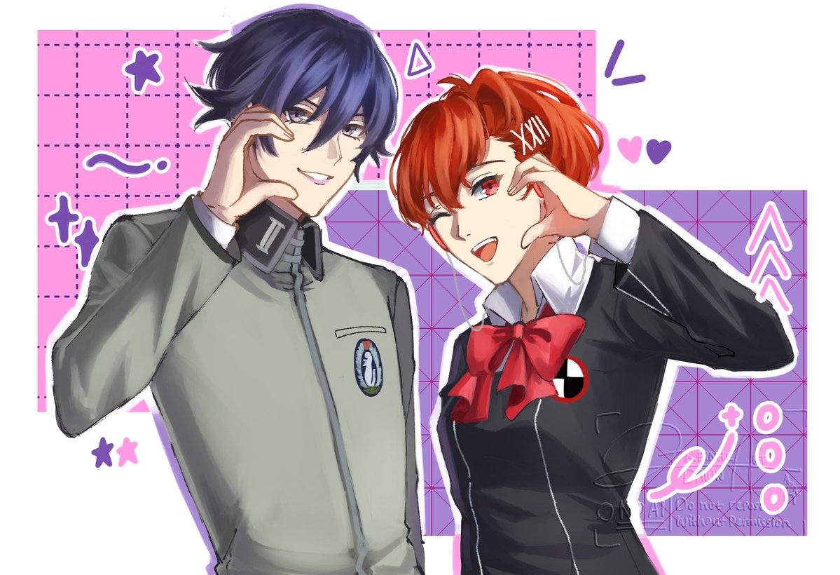 💜🩷
My number one protagonist with my number one female protagonist <3
#Persona1 #P3P