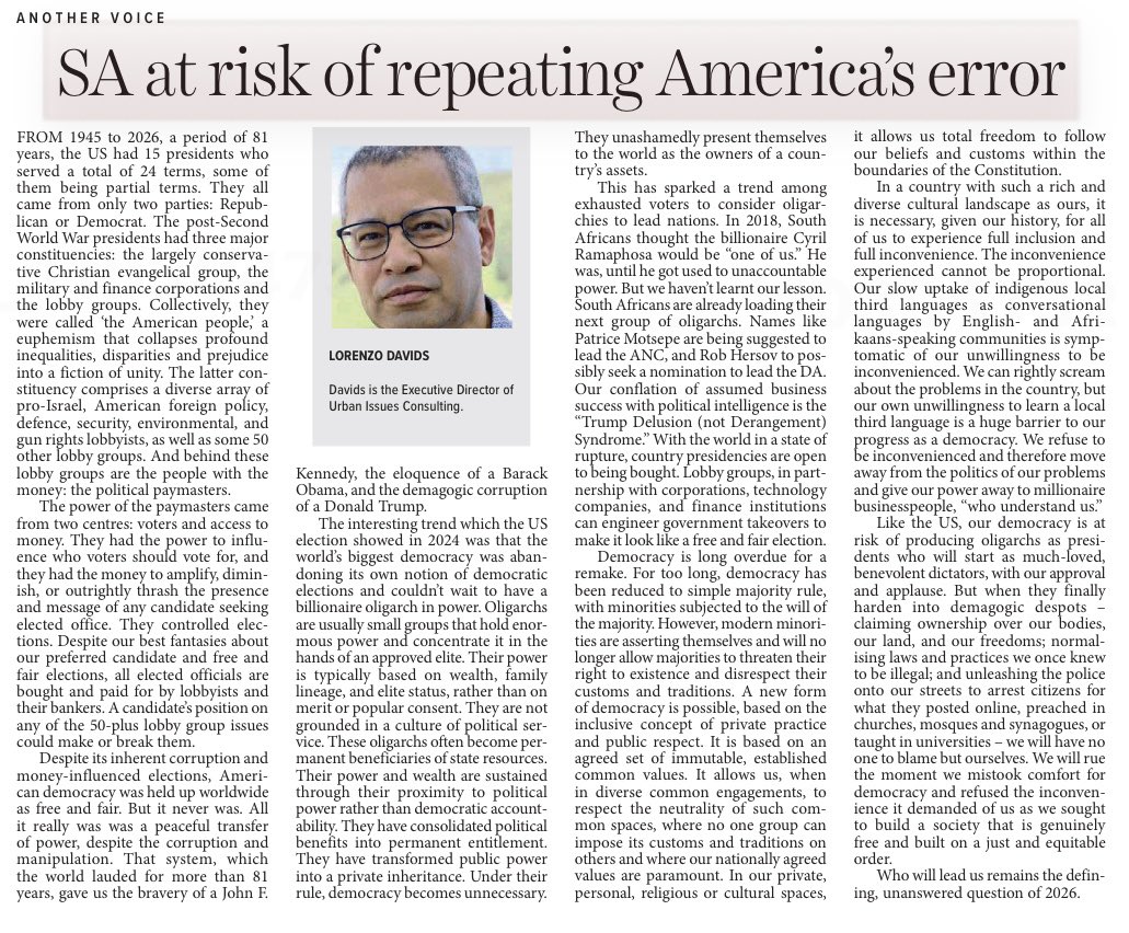 Lorenzo Davids tweet media