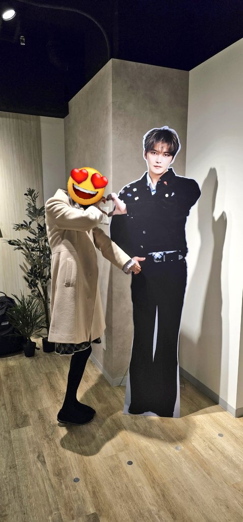 パネルなのに照れながらジェジュンと🫶写真❤️❤️❤️トレカケース