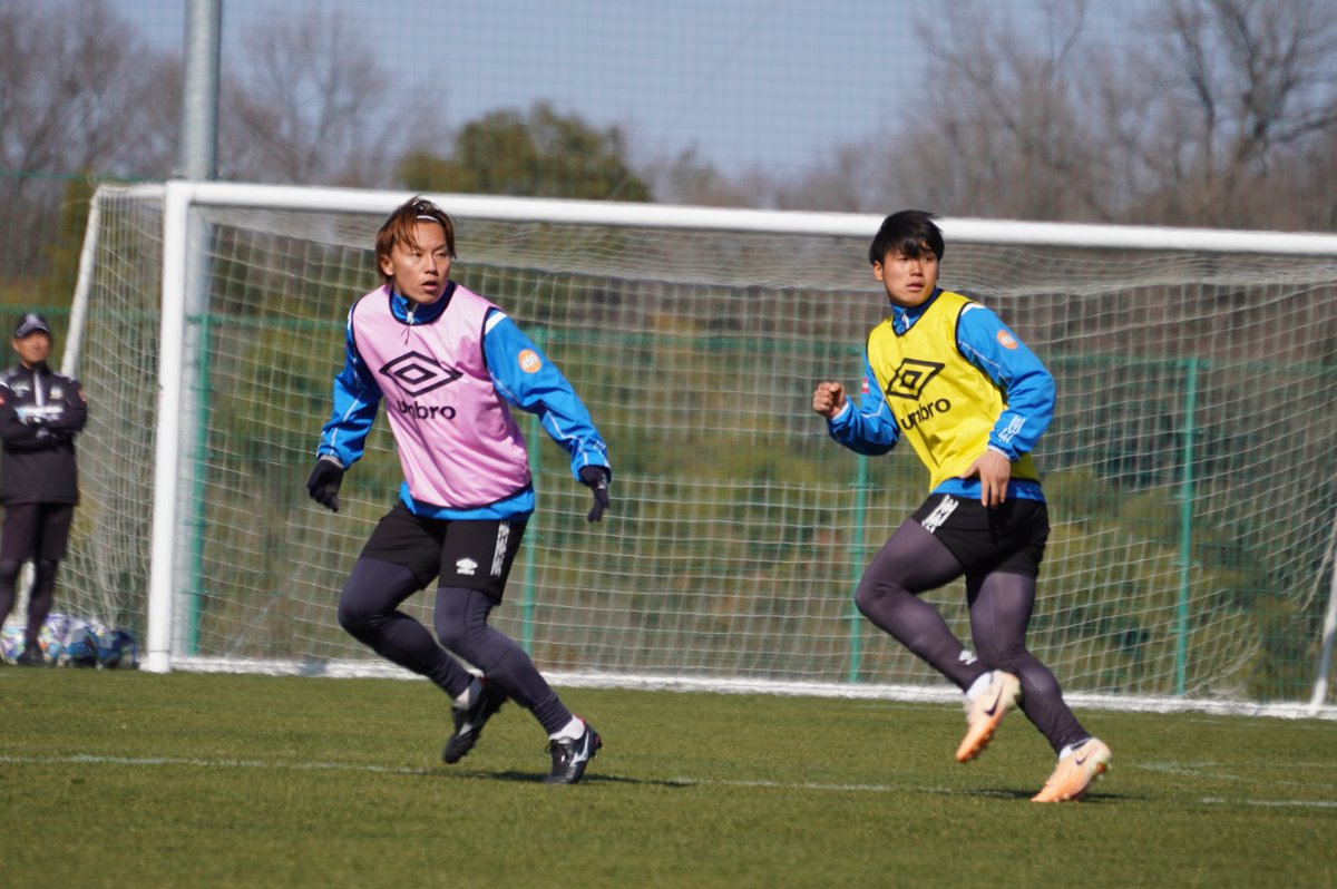 📸｜トレーニング 明日は新潟戦💪 先週と同じく暖かくて観戦日和になり