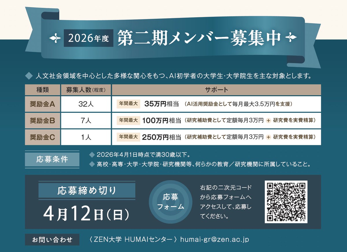 日本財団HUMAIプログラム tweet media