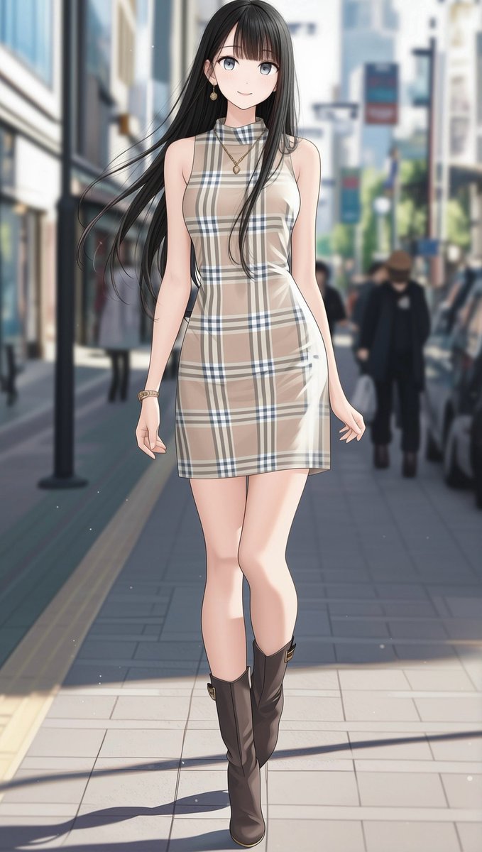 バーバリーワンピース