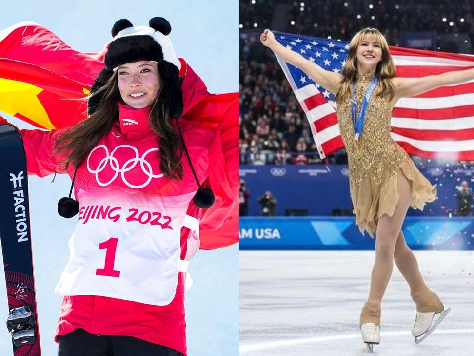 Winter Olympics Italia lagi heboh banget! 
Dramanya bukan di arena, tapi soal 2 atlet ini:

Eileen Gu: US born, anak Stanford, tapi milih represent China. 
Sampe dicap pengkhianat sama Wapres US, JD Vance!

Alysa Liu: US born. Ayahnya (Arthur Liu) eksil politik tragedi Tiananmen