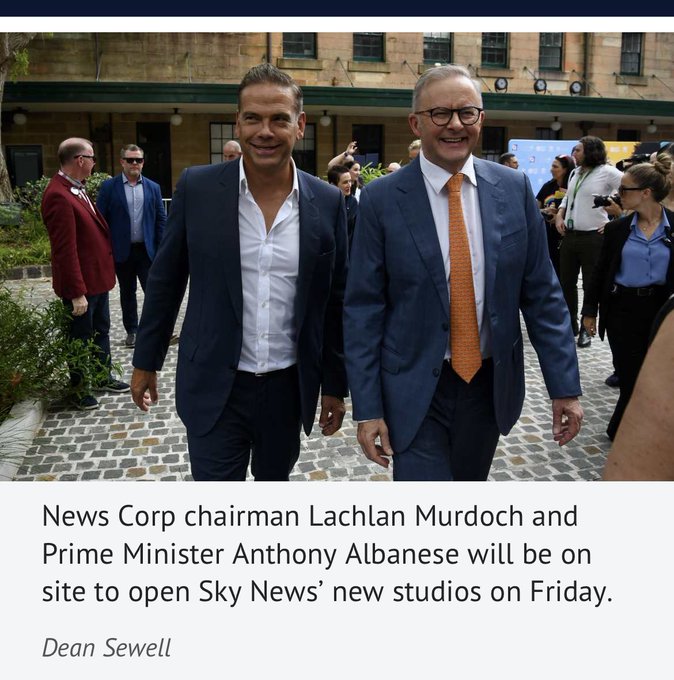 Half a million Australians sign a petition for a Royal Commission into the corrosive influence of Murdoch media . PM Albanese has given the middle finger to the Australian public by meeting and promoting the rebranding of Murdoch's Sky News. FFS <a href="/AlboMP/">Anthony Albanese</a> , read the room !