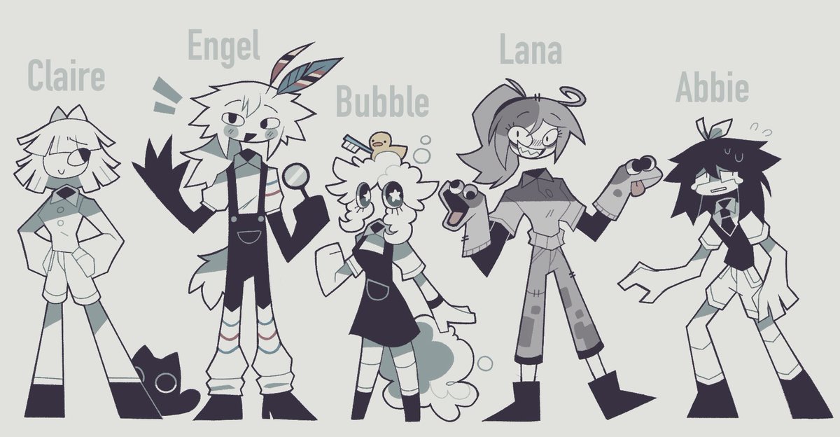 2/7!!! >:D
First batch of students DONE! >:3
sowwy if they don't look that good TnT I'm trying

And like last time, I didn't change their designs that much, just added a few details here and there
Pls read alt
#FPE #fpeAU #fundamentalpapereducationau #fundamentalpapereducationᅠ