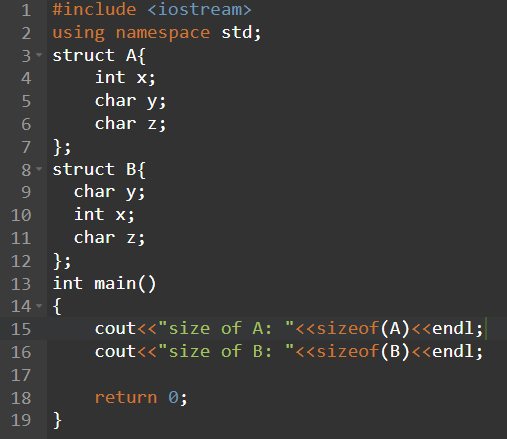 _priyankagarg's tweet photo. What Will Be the Size of A and B? Same or Different?
Try calculating it first, then read on
The size of a struct can change depending on the order of its members. Even though both store 6 bytes of actual data, the compiler inserts padding to satisfy alignment rules.
#cpp #struct https://t.co/icIhwcGC40