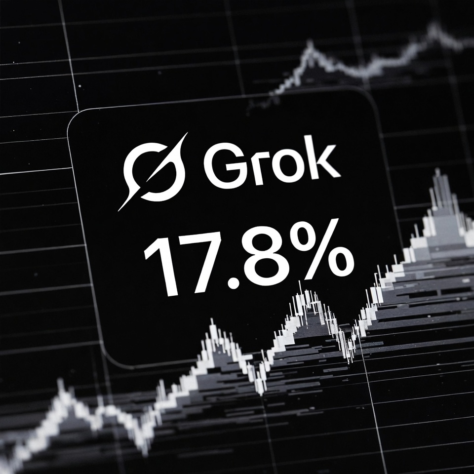 XFreeze's tweet image. Grok is exploding in the United States 🇺🇸

U.S. market share just hit 17.8% last month - up from only a tiny 1.9% in January 2025

Under 2% → almost 18% in a single year

That’s nearly 10x growth

American users are switching to Grok in massive numbers