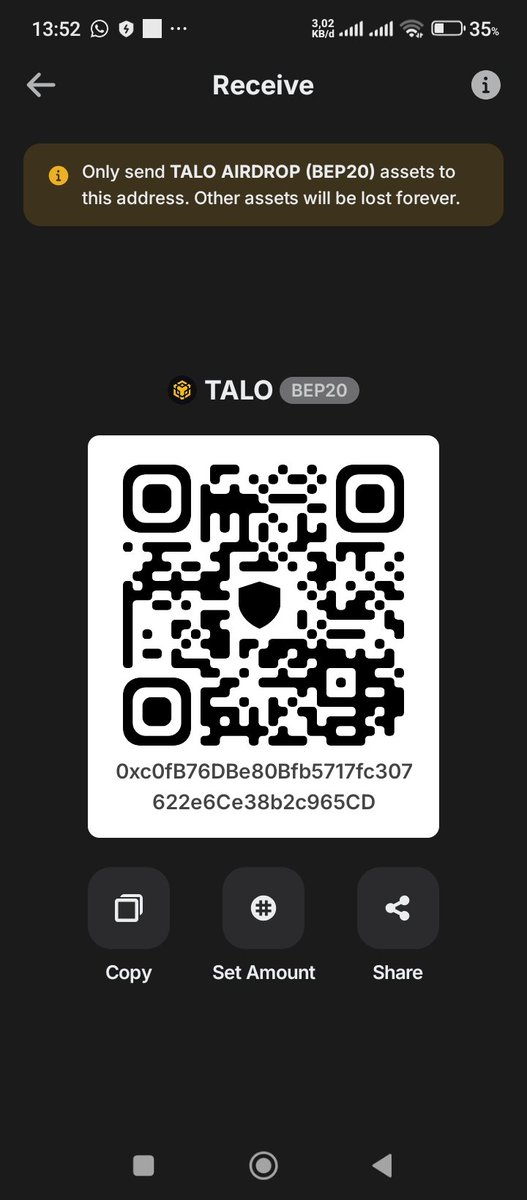 dedituris007's tweet photo. @TALO_STORE 0xc0fB76DBe80Bfb5717fc307622e6Ce38b2c965CD https://t.co/fy952lsWli