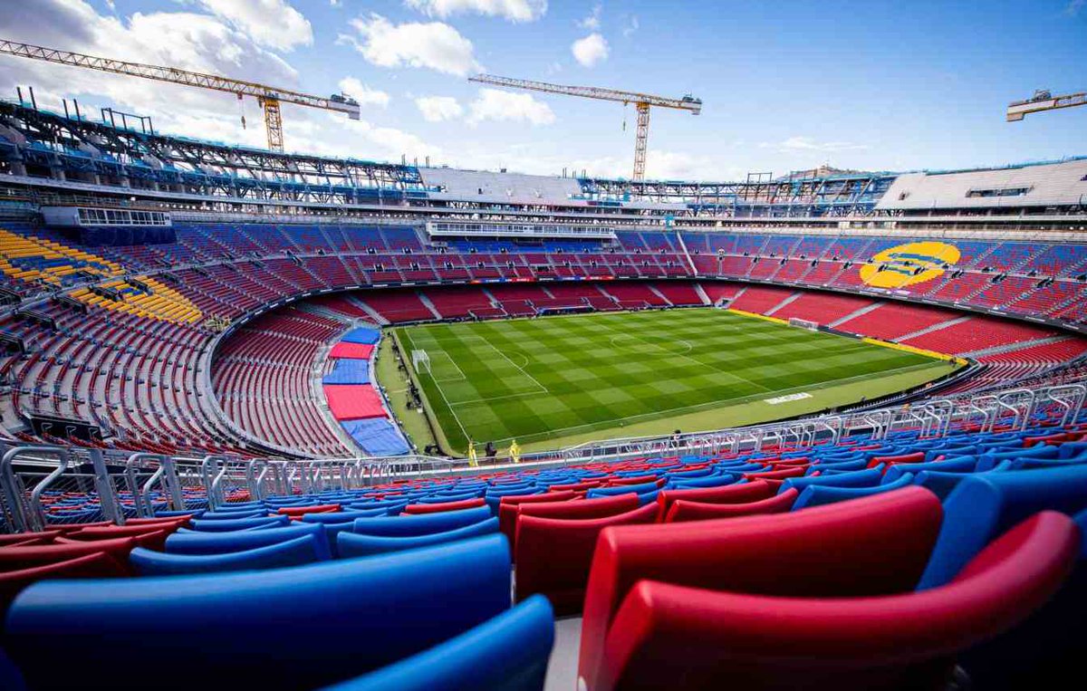 estadiosdb's tweet photo. 💰🏟️El Camp Nou ya supera el presupuesto… y le quedan dos años de obra

💸Aún quedan casi dos años para acabar el Camp Nou, el pero el Barcelona ya ha agotado el presupuesto inicial.

🔎Mientras, siguen las inspecciones para abrir Gol Nord.

🔗https://t.co/mqdj3zwFOX https://t.co/eIV7JKqxQ1