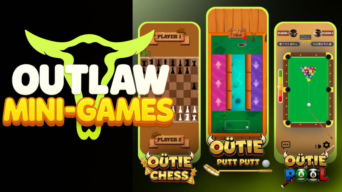 Immutable play don't just add games, it brings amazing monent into the ecosystem 

★ <a href="/outlawgamefi/">OUTLAW GAMES</a> is a platform with sets of mini games, the first mimi-game OUTIE Putt! Is now live on <a href="/Immutable/">Immutable</a>.

♠︎  Snookers is a common game we play during free time, but what if u can play