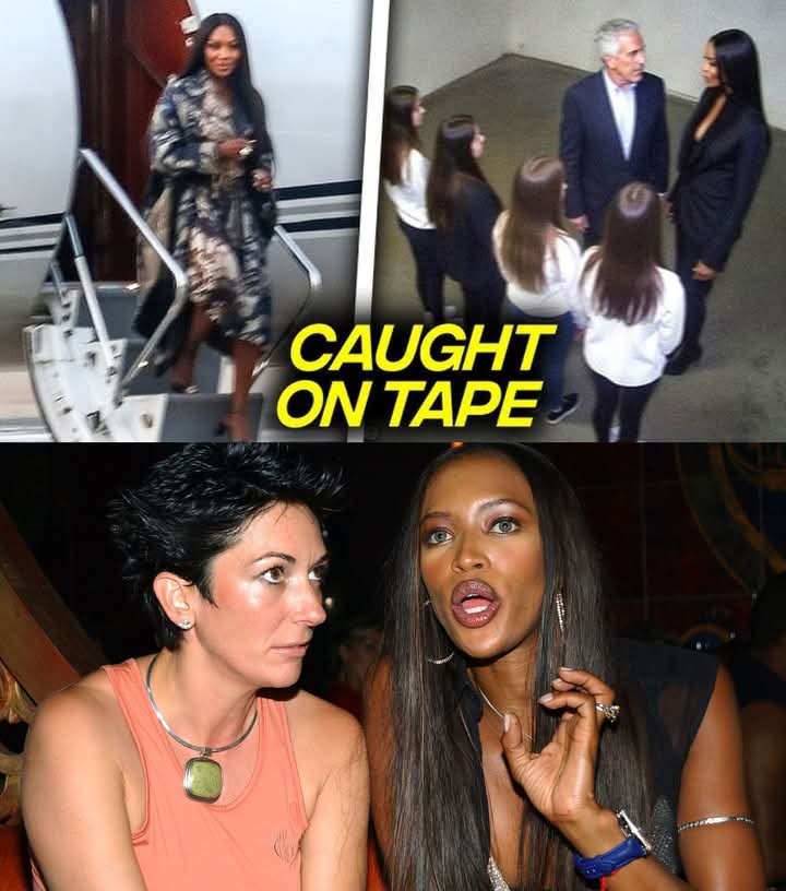 ceecryder35's tweet image. Naomi Campbell is in full panic mood. As she's caught on Tape , bringing young children/girls to Epstein.