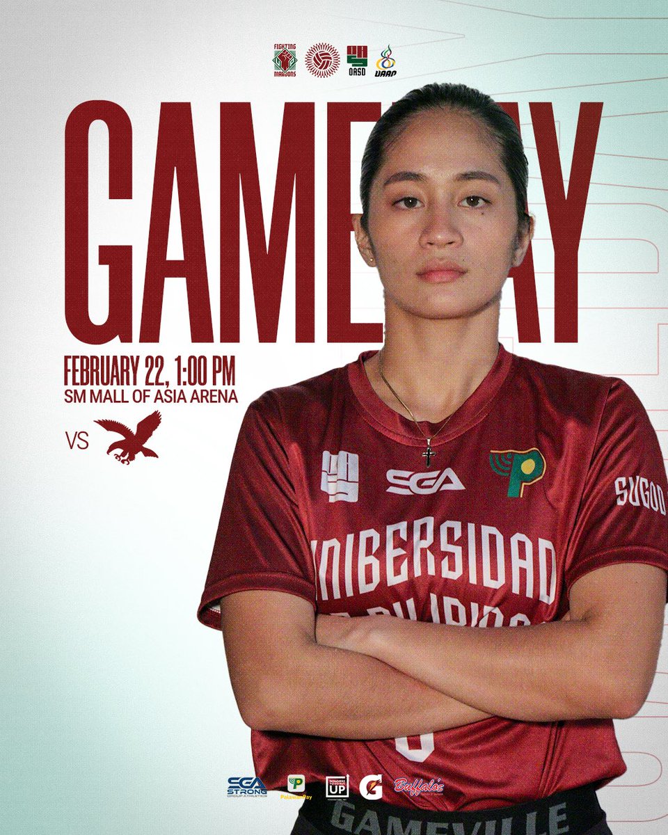 upwvt's tweet image. Katipunan awaits to be conquered.

🆚: Ateneo Blue Eagles (Round 1 Eliminations)
🕝: February 22, 1:00 PM  
📍: Mall of Asia Arena
📺: @pilipinaslive, @uaapvarsitychannel, @onesportsphl

#UPForMore
#nowheretogobutUP
#SugodUP #LabanUP #UPFight
#UAAPSeason88