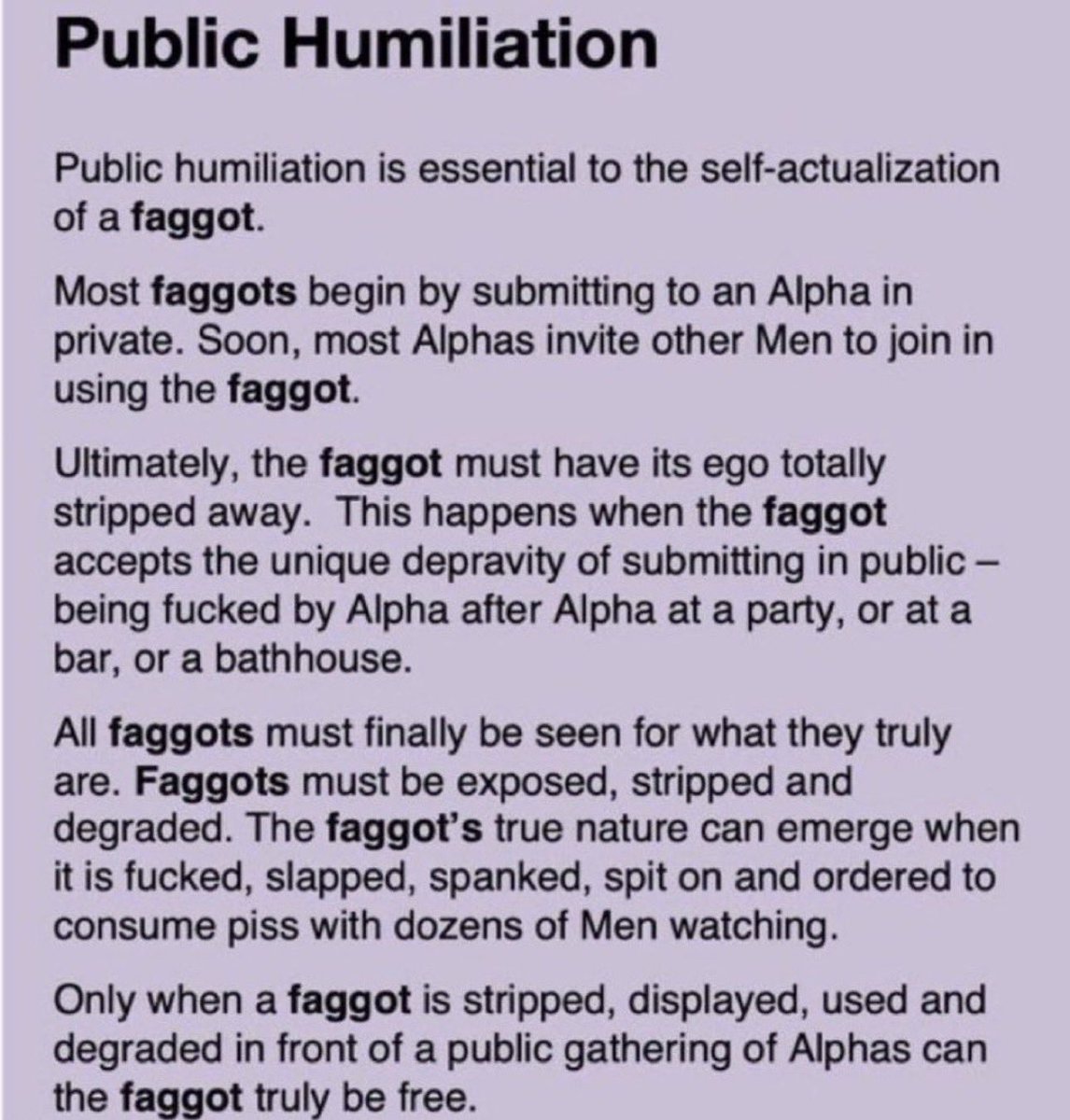 Will I ever experience something like that?
Hopefully!!!
#sissy #faggot #humiliation #whore #nutte #schlampe